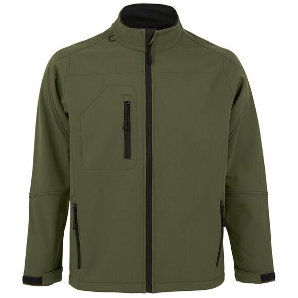 SOLS Mens Relax Soft Shell Jacket (Breathable Windproof And Water Resistant) /